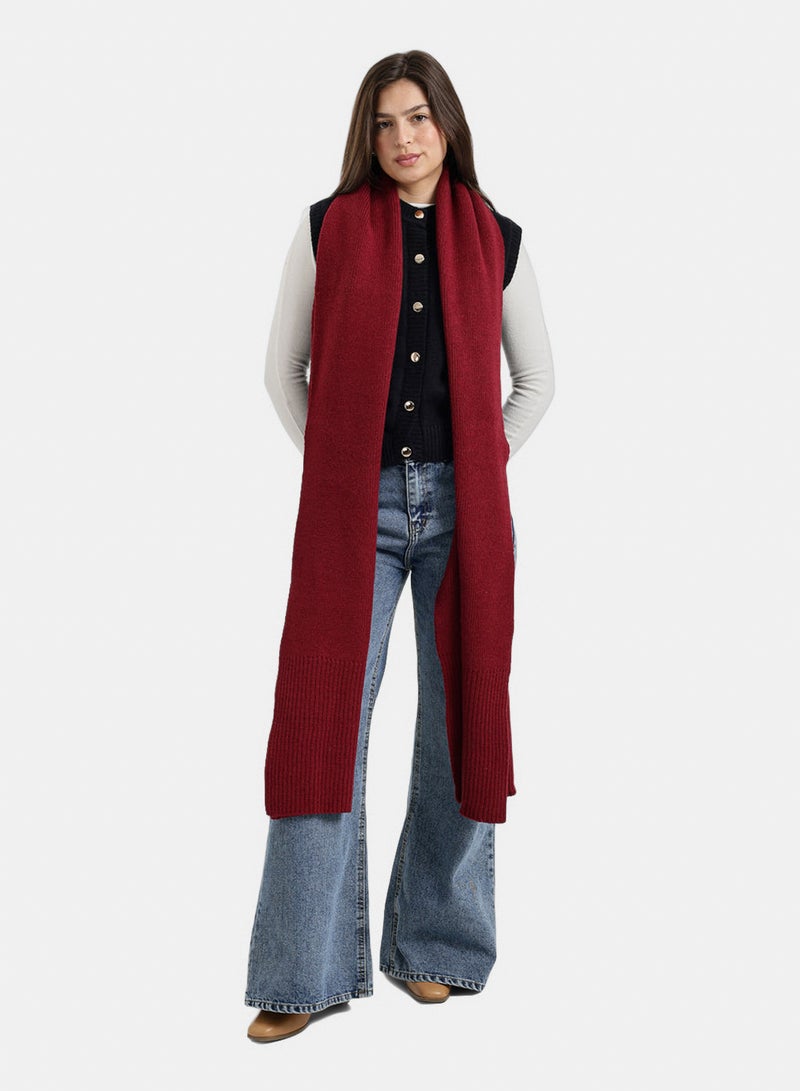 Carina Knitted Rectangular Scarf - Image 1